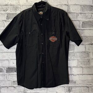 HARLEY DAVIDSON Short Sleeve Button Down Shirt
